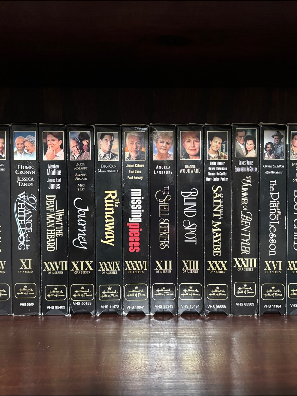 Hallmark Hall of Fame VHS Lot of 18 Movies Drama Family Collection Vintage Tapes